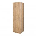 Ντουλάπι κουζίνας Giza Megapap από μελαμίνη χρώμα atlantic pine 45x42x160εκ.