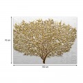 Πίνακας σε καμβά "Golden Tree" Megapap ψηφιακής εκτύπωσης 100x70x3εκ.