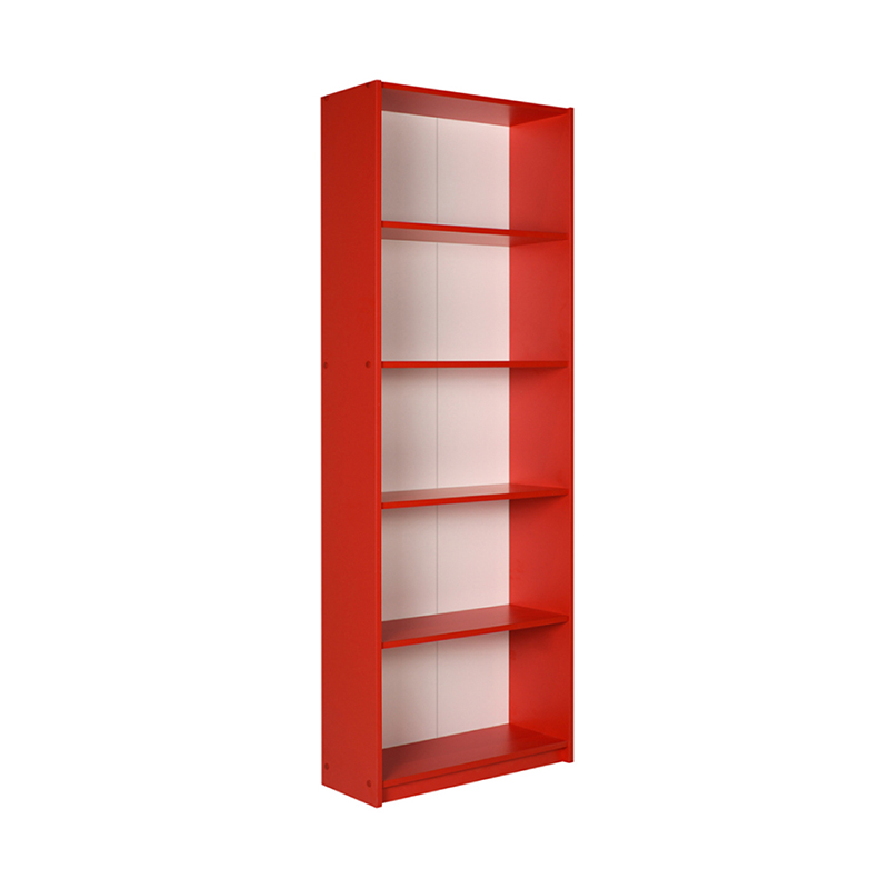 Max Megapap bookcase in red color 58x23x170cm.
