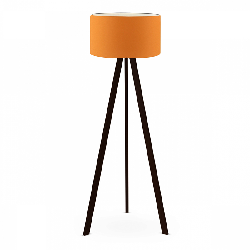 Rosling Megapap Mdf/fabric/Pvc floor lamp in black/orange color 38x21x140cm.