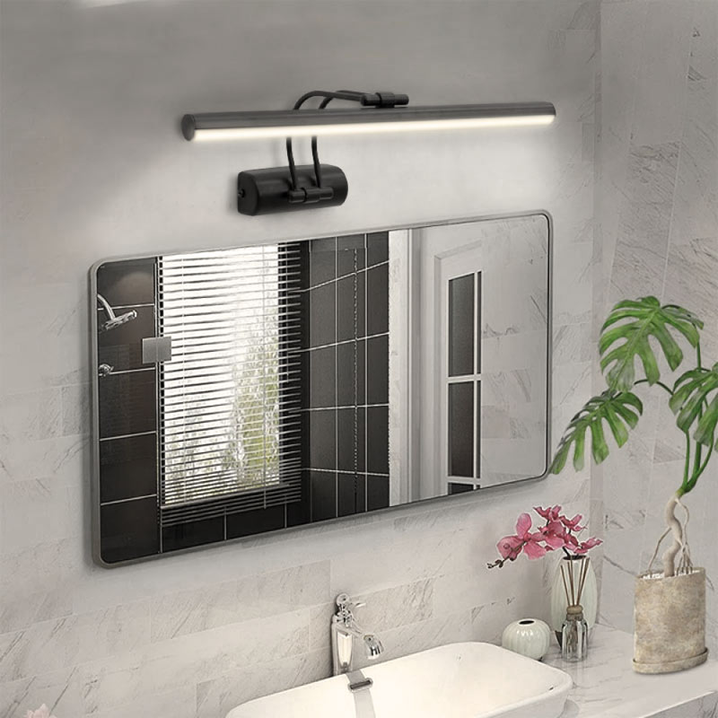 Laura Megapap LED bathroom mirror sconce, metallic in black color 60cm.