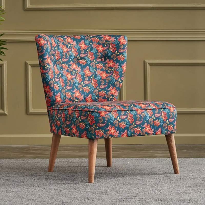Viola Megapap fabric chair multicolor floral 65x57x80cm.